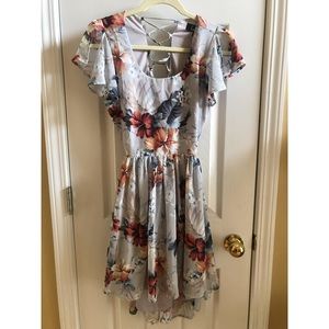 Lulu’s open back dress.